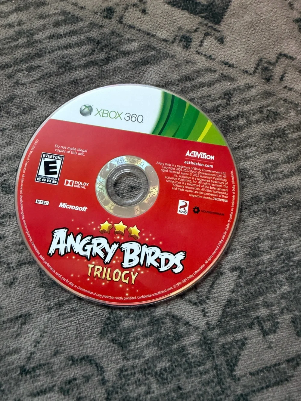 Angry Birds Trilogy for the Xbox 360 console
